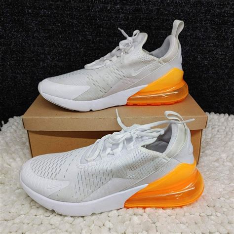 Nike Air Max 270 White Pack (Total Orange) Herren 